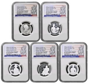 2025 S Silver Quarters Set 25C American Woman From 10 Coin NGC PF70 ER UCameo